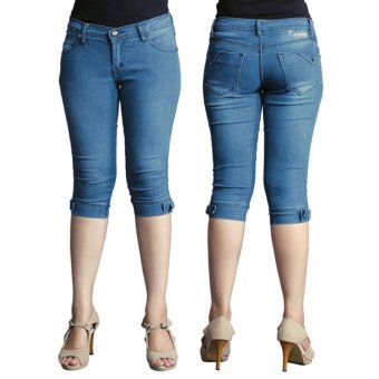 Raindoz Celana Jeans Wanita RNUx012 Plump Blue  