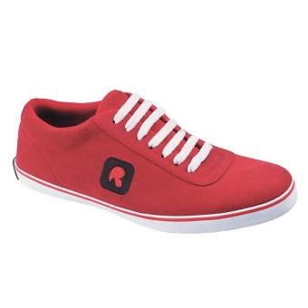 Raindoz Rca 025 Sepatu Sneaker Casual Pria - Suede - Karet - Stylish(Merah )  