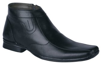 Raindoz Sepatu Formal Pria - Kulit - Sol TPR - RUU 1325 - Hitam  