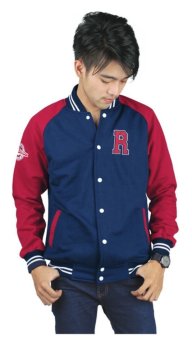 Raindoz Sweater Pria - Fleece - RTK 003 - Biru  