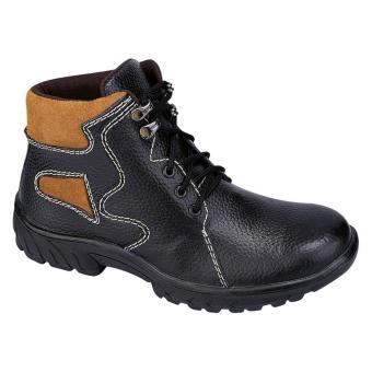 Recommended Sepatu Kulit Adventure Boots Pria - Hitam  
