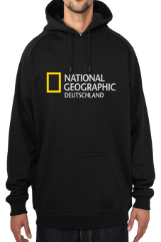 Rick's Clothing - Hoodie National Geographic Deutschland - Hitam  