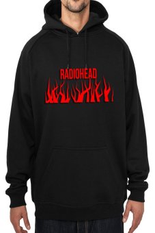 Rick's Clothing - Hoodie Radiohead 02 - Hitam  