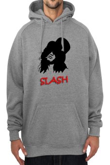 Rick's Clothing Hoodie Slash - Abu-Abu  
