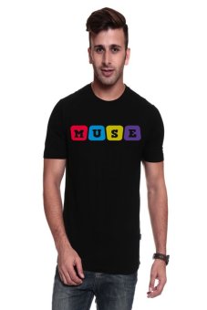 Rick's Clothing Tshirt Grass Muse - Hitam  