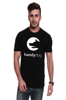 Rick's Clothing Tshirt Handy Dog - Hitam  