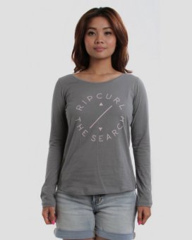 Rip Curl North South L/S Women Tee - Grey  