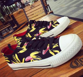 Rising Bazaar Fashion Couples' Bananas Sneaker (Men Black) - intl  