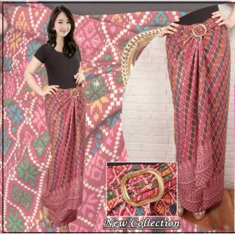 Rok lilit batik jumbo wanita long skirt Pingkan  