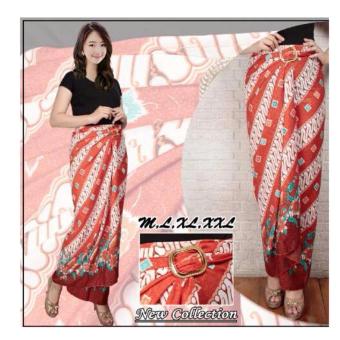 Rok lilit batik wanita jumbo long skirt Hanita  