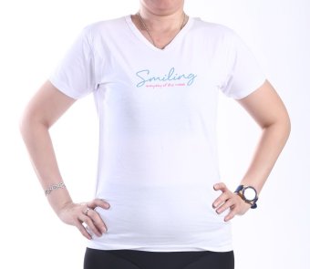 Ronaco T-Shirt T-05 Smiling - Putih  