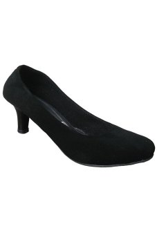 RTA - Sepatu High Heel Wanita Pantofel Black  