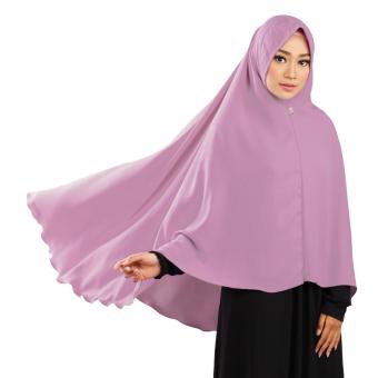 Ruman Hijab Jilbab Instan Syari Ruman Khimar Lavender  