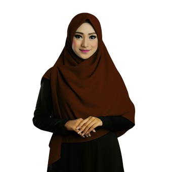 Ruman Hijab Jilbab Segiempat Ruman Square M (Mocca)  