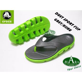 Sandal Crocs Duet Sport Flip, sendal pria/wanita crocs  