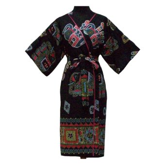 Sanny Apparel B 410 Kimono Batik - Hitam  