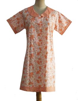 Sanny Apparel HM 007 Dress Batik - Orange  