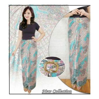 SB Collectio Rok Lilit Maxi Batik Anas Long Skirt-multicolor  