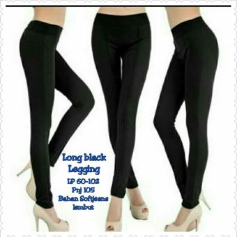 SB Collection Celana Black Legging Pant-Hitam  
