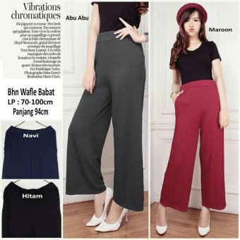 SB Collection Celana Diana Kulot Pant-Maroon  