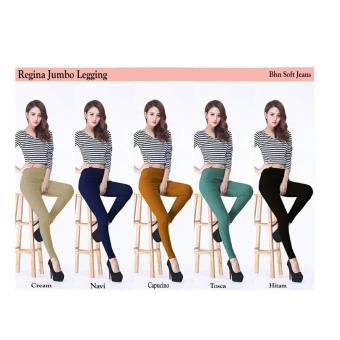 SB Collection Celana panjang Regina Jumbo Legging - Navi  