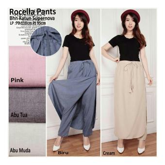 Sb Collection Celana Rok Rocella Long Pant-Cream  