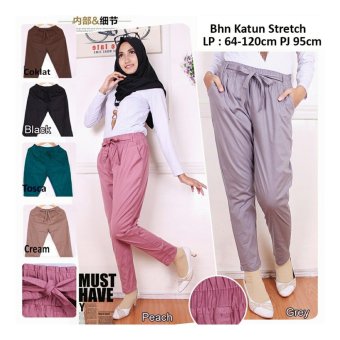 SB Collection Celana Tara Jumbo Long Pant-Hitam  