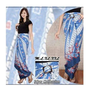 SB Collection Rok Lilit Batik Bluria-Biru  