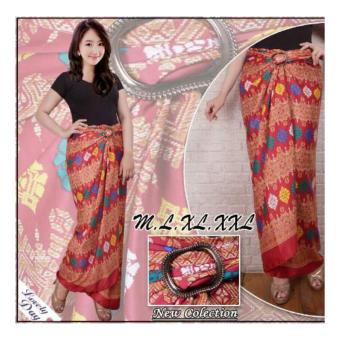 SB Collection Rok Lilit Batik Maya Long Skirt -Multicolor  