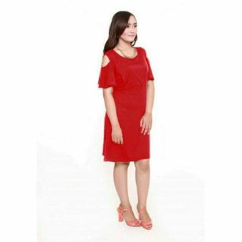 Scarlet Royal Red Dress - Baju Hamil Dan Baju Menyusui  