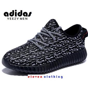 Sepatu Addas Yeezy Men Sneaker Sport - Black  