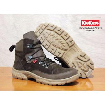Sepatu Boots Safety / Sepatu Adventure Trails Elda Rockwell - Brown  