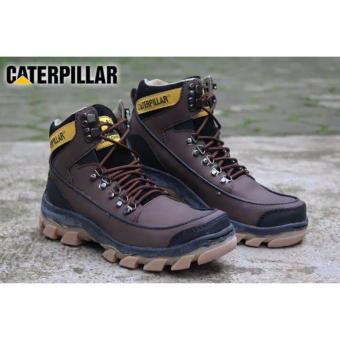 Sepatu Caterpillar Safety Woods Darkbrown  
