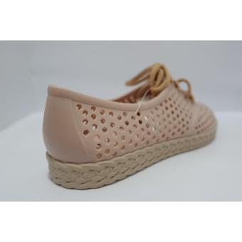Sepatu Jelly Shoes Kets \[Cream]\  