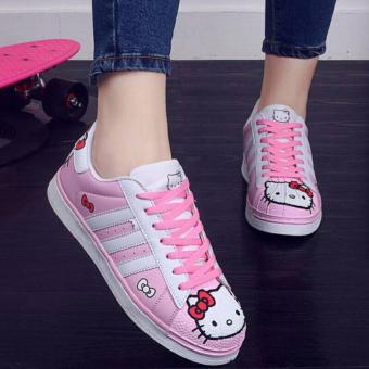 Sepatu Kets Wanita Yutaka Marlee Hello Kitty Pink