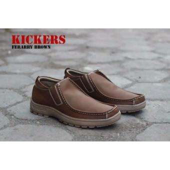 Sepatu Kickers Slop Ferarry Brown  