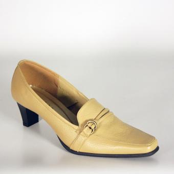 Sepatu Pantofel formal kulit - Khaki  