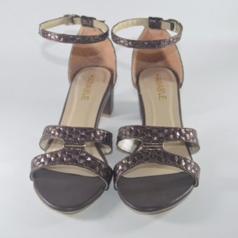 Sepatu Wanita High Heels AGS003 Dark Brown  