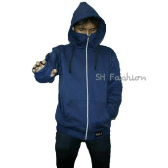 SH Fashion Jaket Ninja Polos - (Navy Blue)  