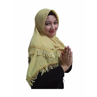 Shae Hijab Segiempat R. Tali - Kuning  