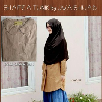Shafea Tunik by Uwais Hijab [Khaki T06]  