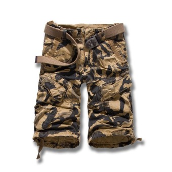 Shorts Camo Loose Cotton (Brown)  