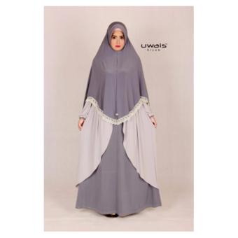 Sienna dress by uwais hijab [Grey 01]  