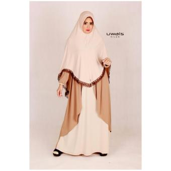 Sienna dress by uwais hijab [Mocca 01]  