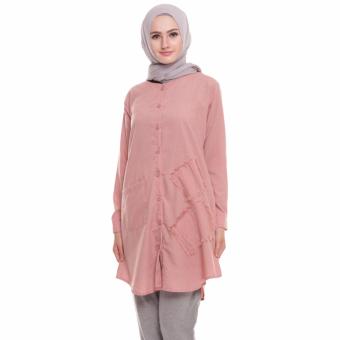 Sierra Patch Tunic - Soft Pink  