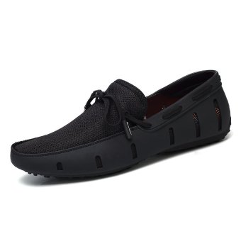 "''""''''""""''''''''Socone Men''''''''''''''''s Lace-up Loafers Swim Shoes (Black)''''''''""""''''""'' - intl"'  