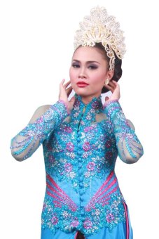 Solo My Kebaya Kebaya Pengantin Frenchlace – FL08 - Biru  