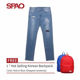 SPAO Boy Fit Distroyed Jeans SATJ548G32-55 (Indigo)  