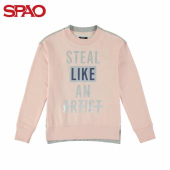 SPAO Pastel Color Block Pullover SPMW612G3226 (Pink)  