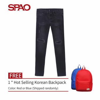 SPAO Skinny Jeans SATJ649G01-19 (Black)  